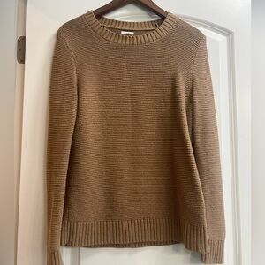 J. Crew camel color sweater- size small